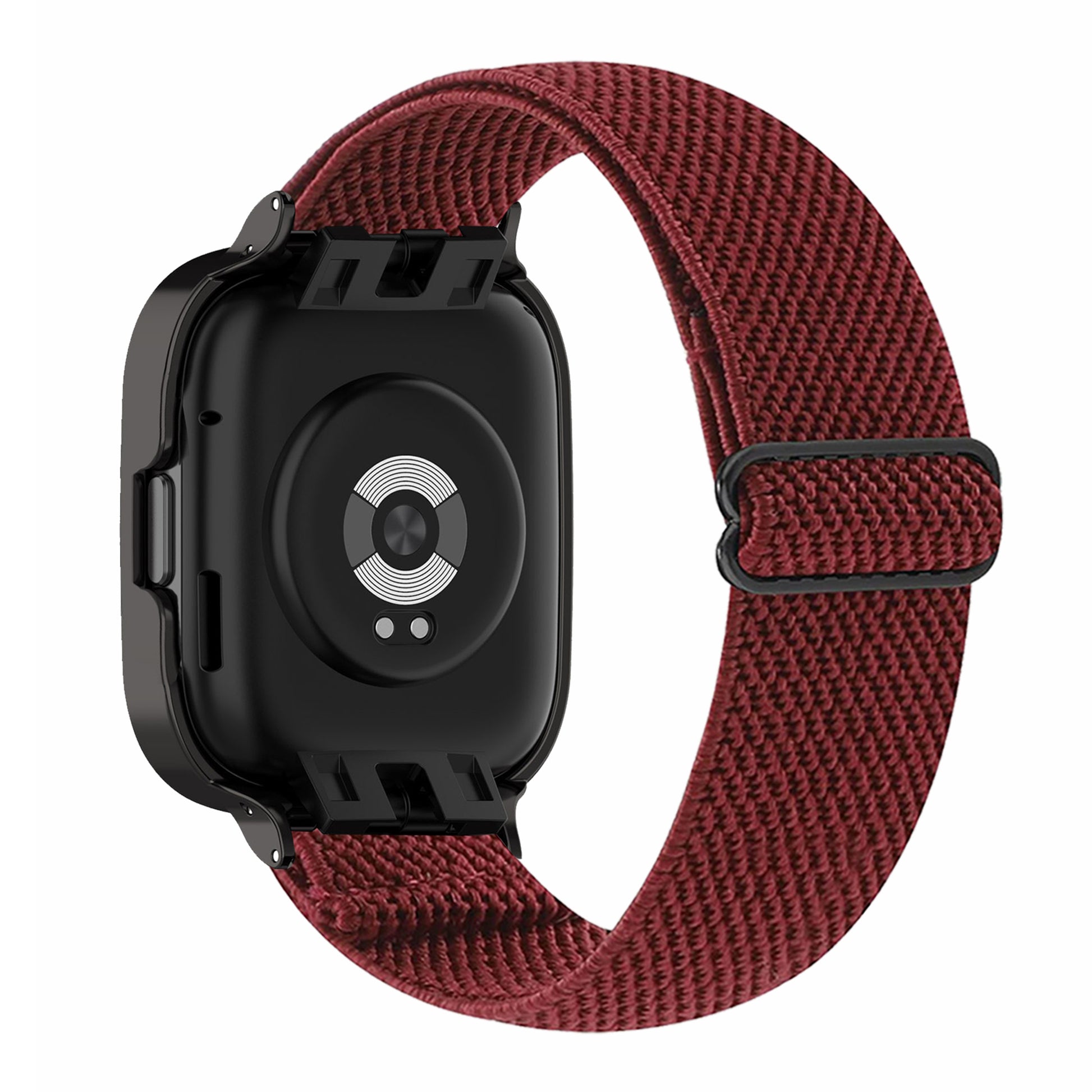 Nylon Braided Watch Strap for Xiaomi Redmi Watch 3 Quick Release Elastic Watchband with Case Cover