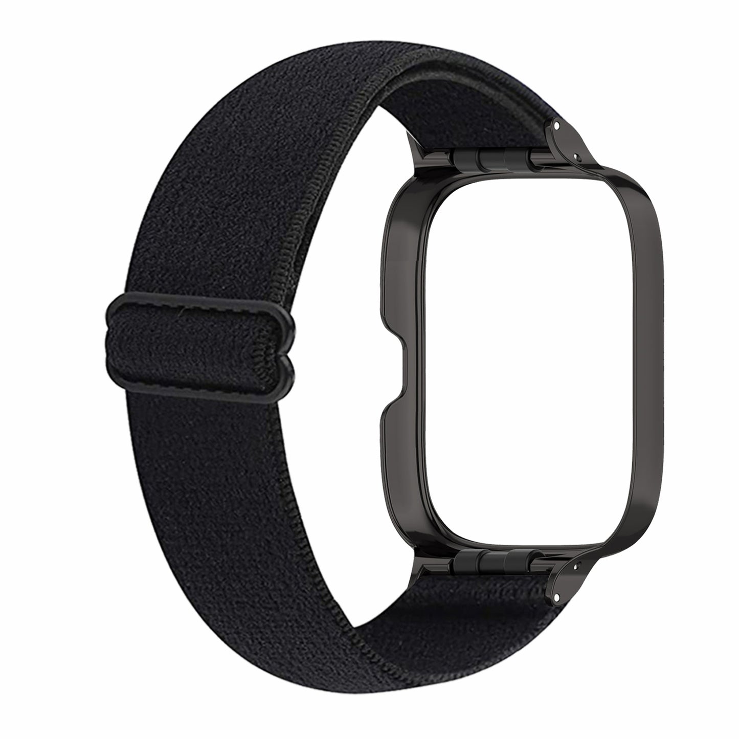 Nylon Braided Watch Strap for Xiaomi Redmi Watch 3 Quick Release Elastic Watchband with Case Cover