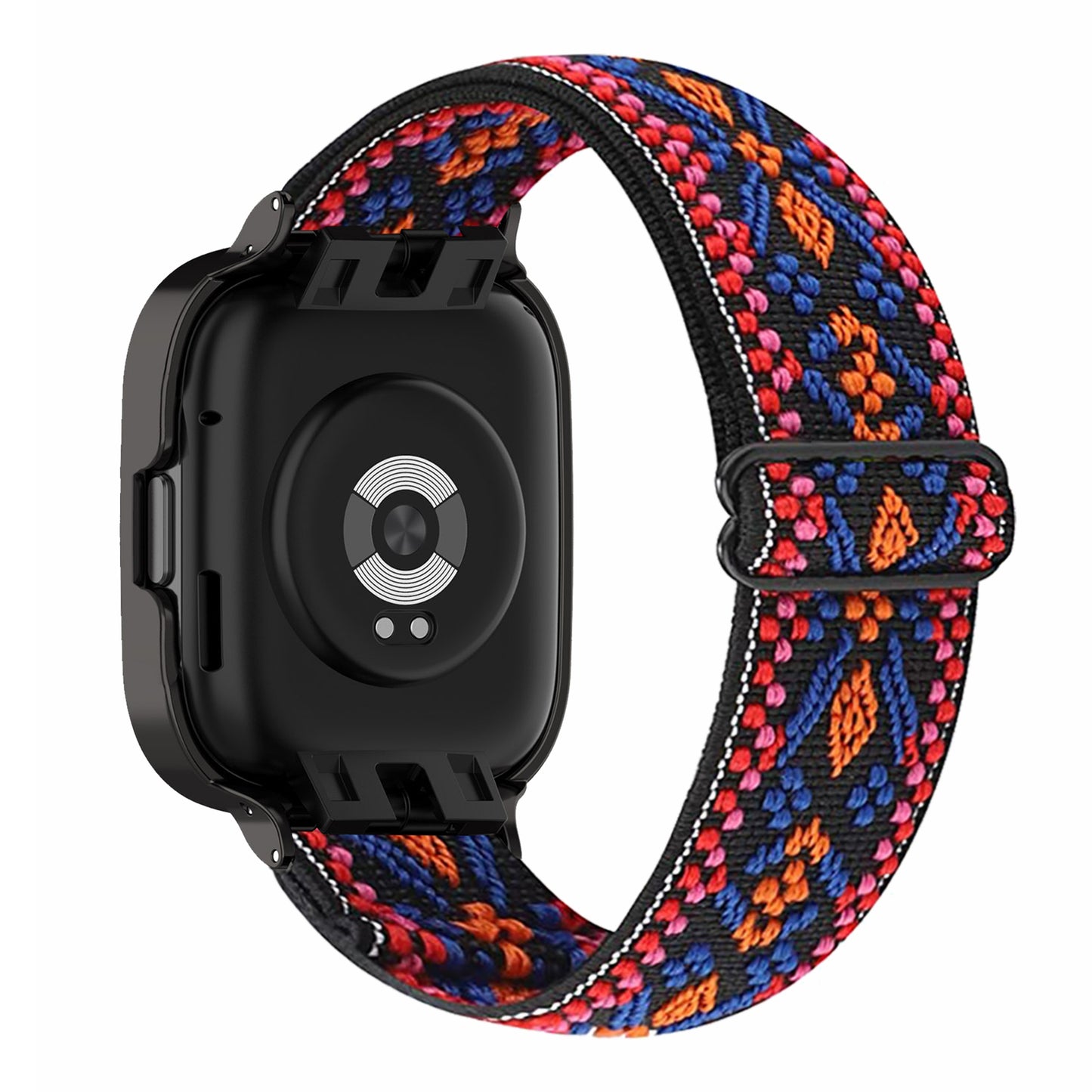 Nylon Braided Watch Strap for Xiaomi Redmi Watch 3 Quick Release Elastic Watchband with Case Cover