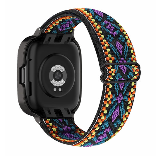 For Xiaomi Redmi Watch 3 Active Nylon Strap with Case Cover Quick Release Elastic Watch Band