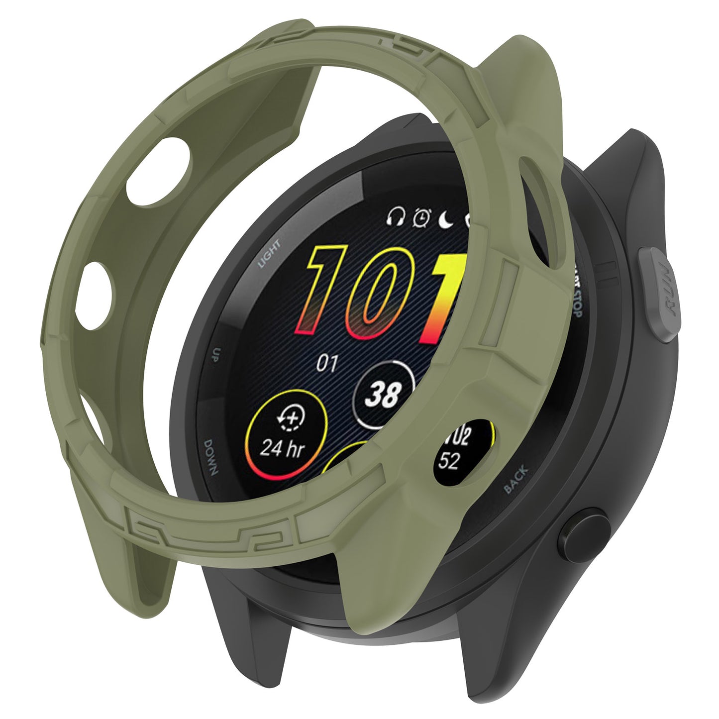 For Garmin Forerunner 265S Anti-collision Soft TPU Watch Case Anti-drop Protective Frame