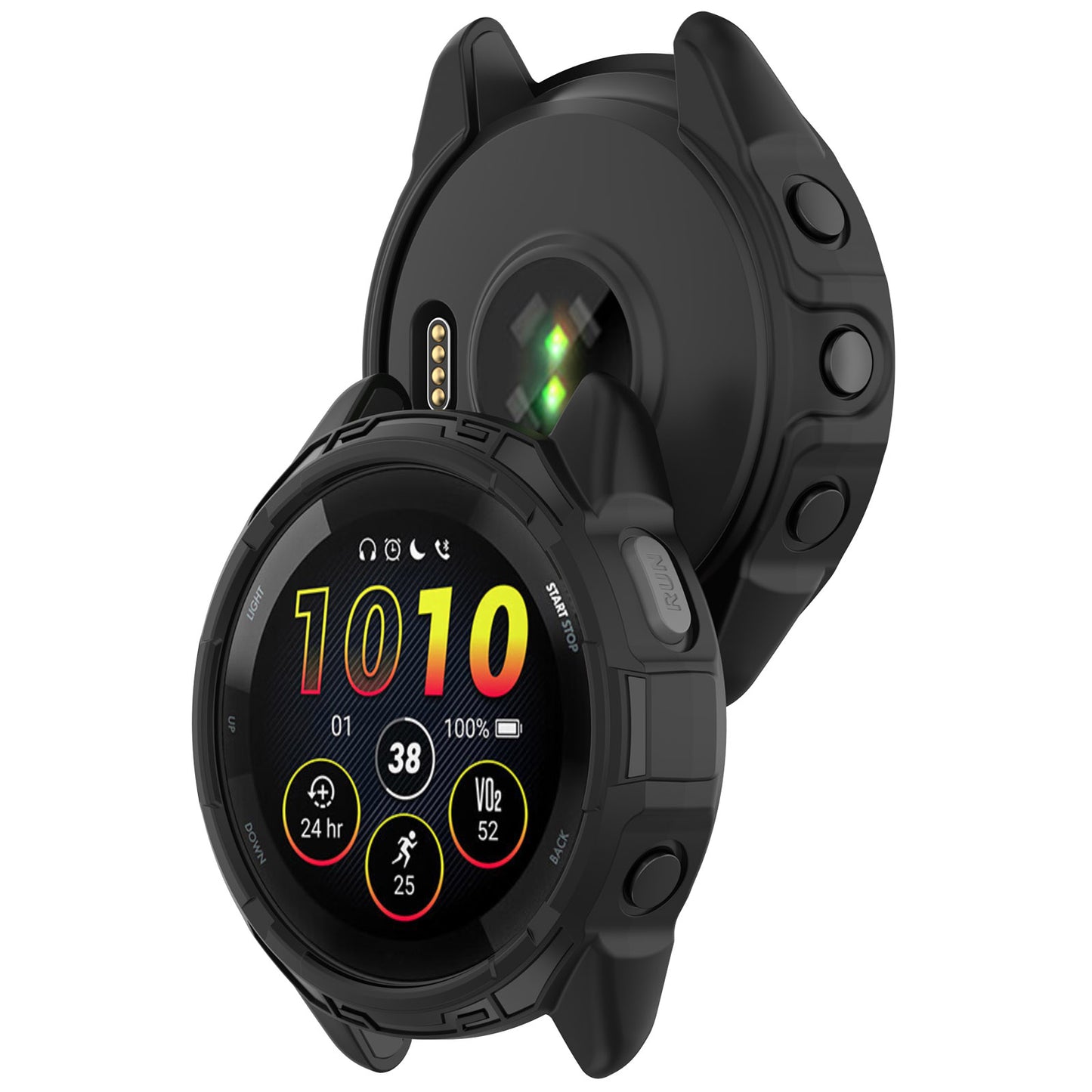 For Garmin Forerunner 265S Anti-collision Soft TPU Watch Case Anti-drop Protective Frame