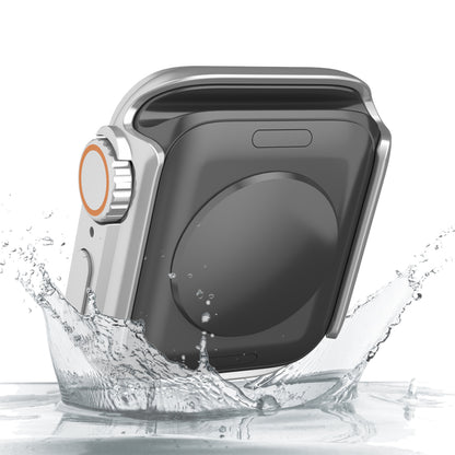 For Apple Watch Series 6  /  5  /  4  /  SE  /  SE (2022) 40mm Waterproof Drop-proof PC Watch Case with Tempered Glass Screen Protector