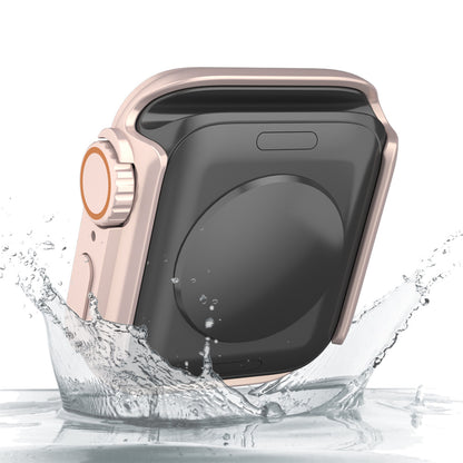 Watch Cover for Apple Watch Series 6  /  5  /  4  /  SE  /  SE (2022) 44mm Waterproof PC Watch Case with Tempered Glass Screen Protector