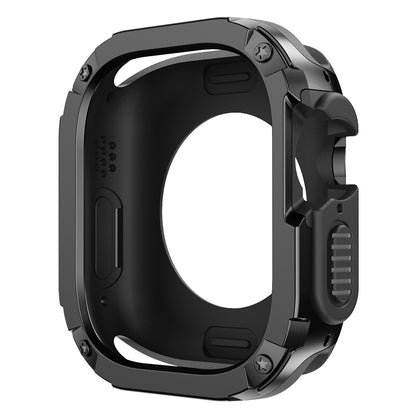 For Apple Watch Ultra 2 49mm / Ultra 49mm TPU+PC Watch Case Shockproof Protective Watch Frame Cover