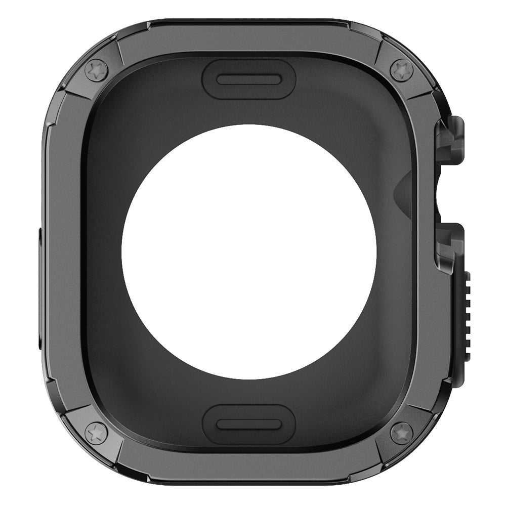 For Apple Watch Ultra 2 49mm / Ultra 49mm TPU+PC Watch Case Shockproof Protective Watch Frame Cover