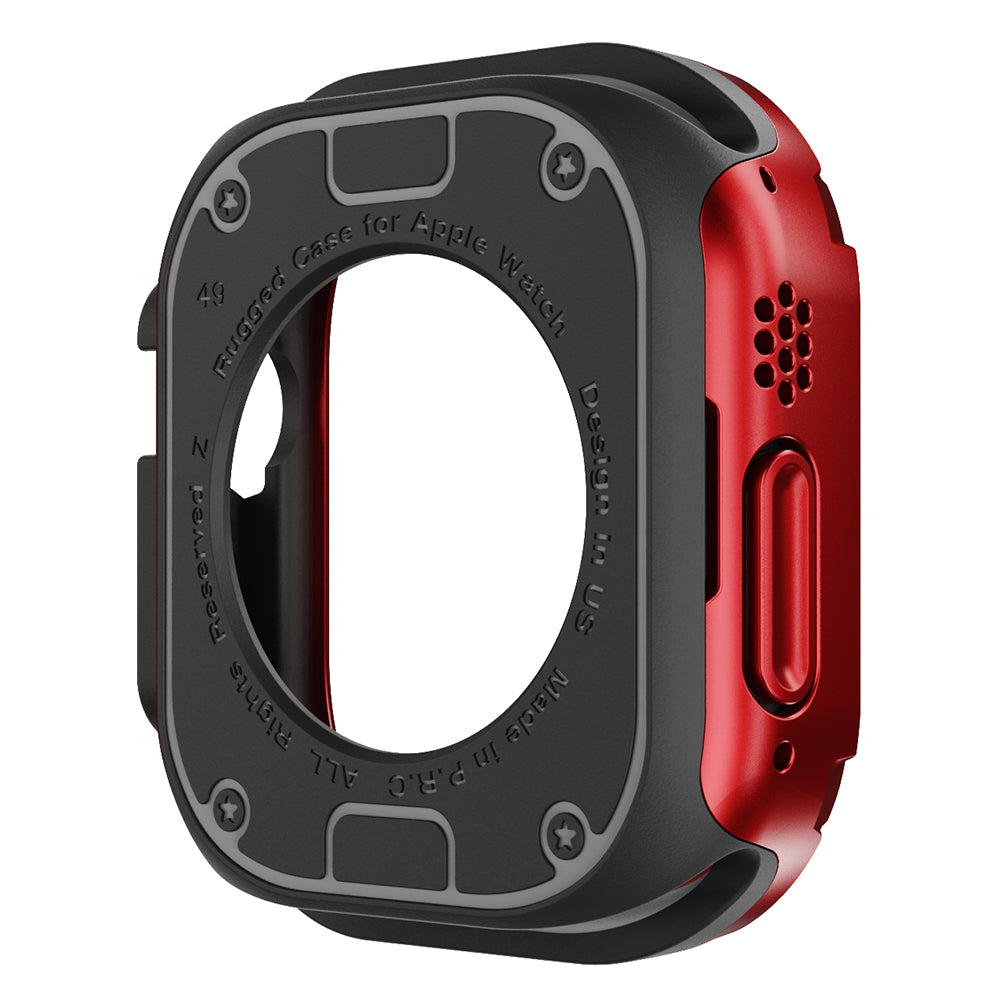 For Apple Watch Ultra 2 49mm / Ultra 49mm TPU+PC Watch Case Shockproof Protective Watch Frame Cover