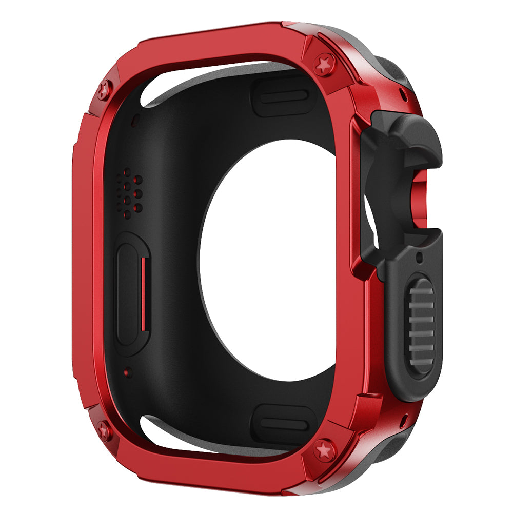 For Apple Watch Ultra 2 49mm / Ultra 49mm TPU+PC Watch Case Shockproof Protective Watch Frame Cover