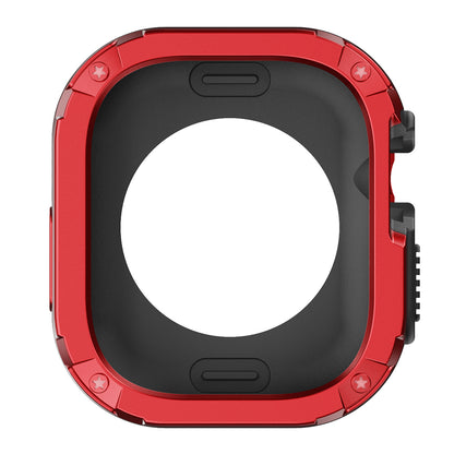 For Apple Watch Ultra 2 49mm / Ultra 49mm TPU+PC Watch Case Shockproof Protective Watch Frame Cover