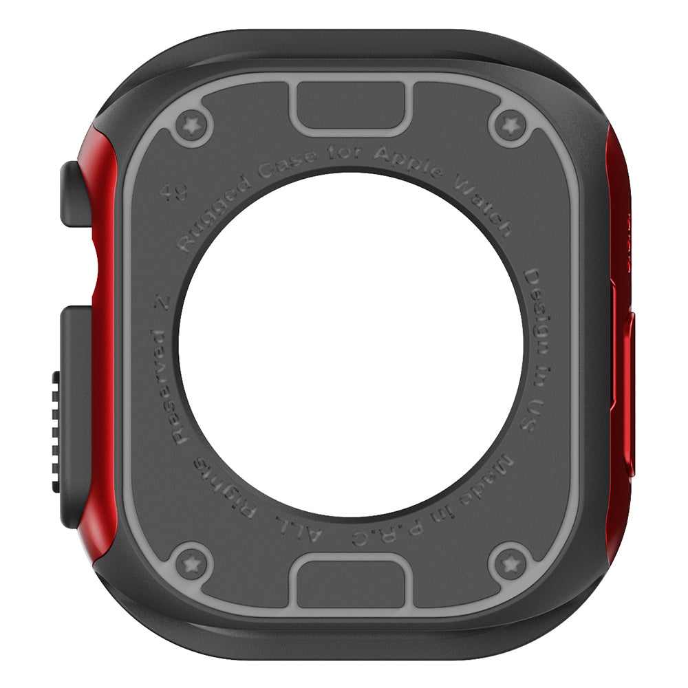 For Apple Watch Ultra 2 49mm / Ultra 49mm TPU+PC Watch Case Shockproof Protective Watch Frame Cover