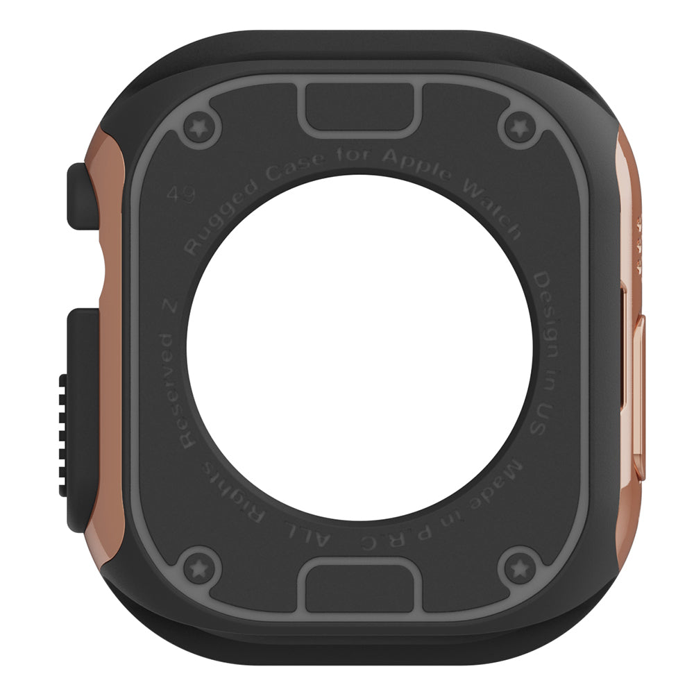 For Apple Watch Ultra 2 49mm / Ultra 49mm TPU+PC Watch Case Shockproof Protective Watch Frame Cover