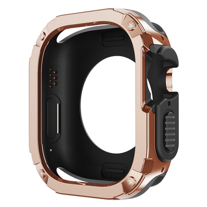 For Apple Watch Ultra 2 49mm / Ultra 49mm TPU+PC Watch Case Shockproof Protective Watch Frame Cover