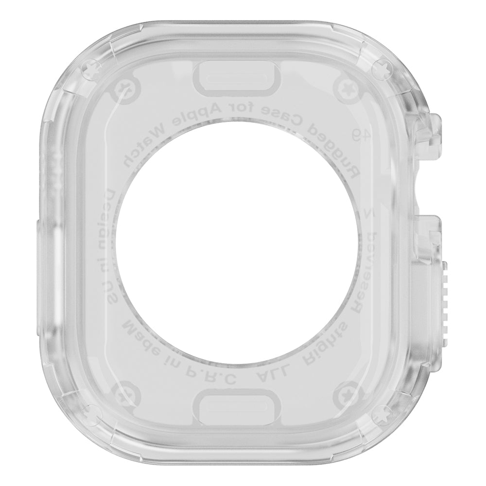 For Apple Watch Ultra 2 49mm / Ultra 49mm TPU+PC Watch Case Shockproof Protective Watch Frame Cover