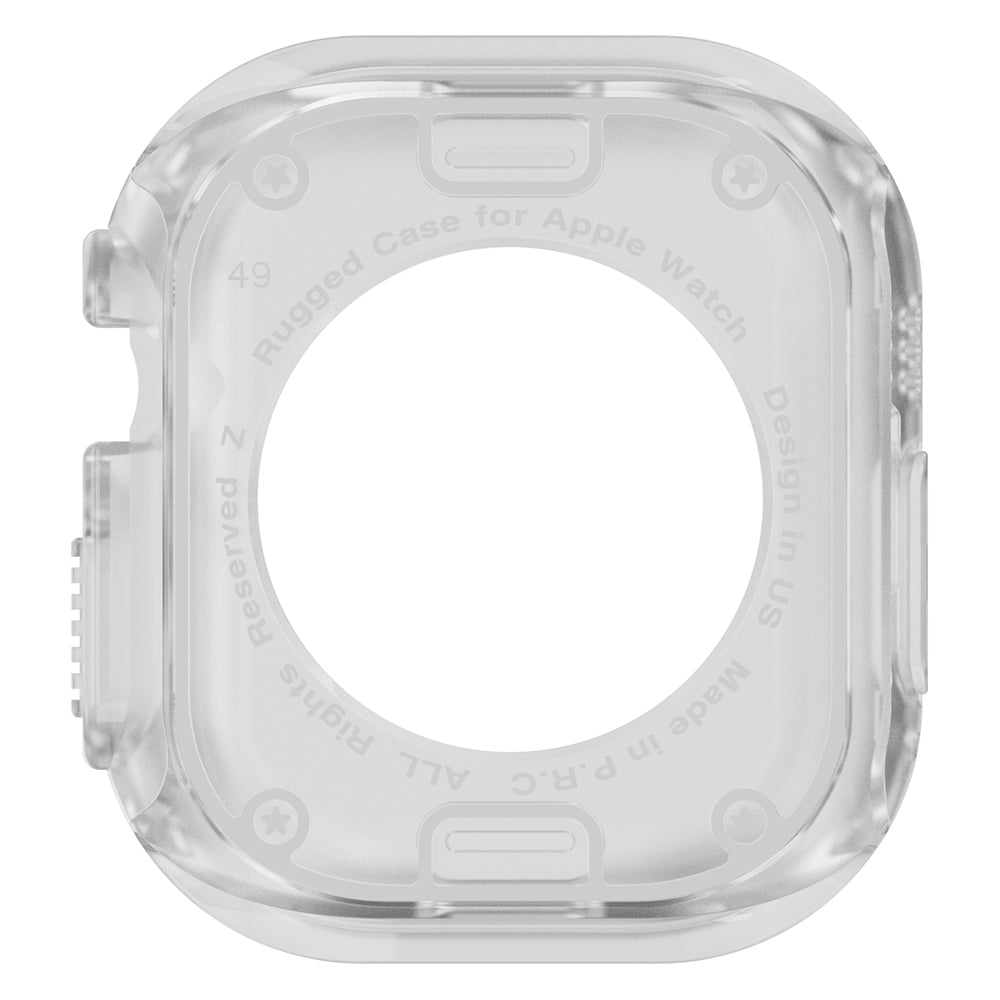 For Apple Watch Ultra 2 49mm / Ultra 49mm TPU+PC Watch Case Shockproof Protective Watch Frame Cover