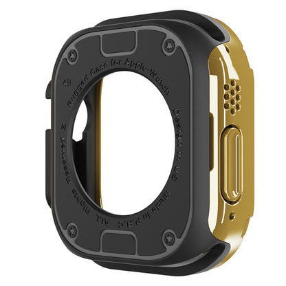 For Apple Watch Ultra 2 49mm / Ultra 49mm TPU+PC Watch Case Shockproof Protective Watch Frame Cover