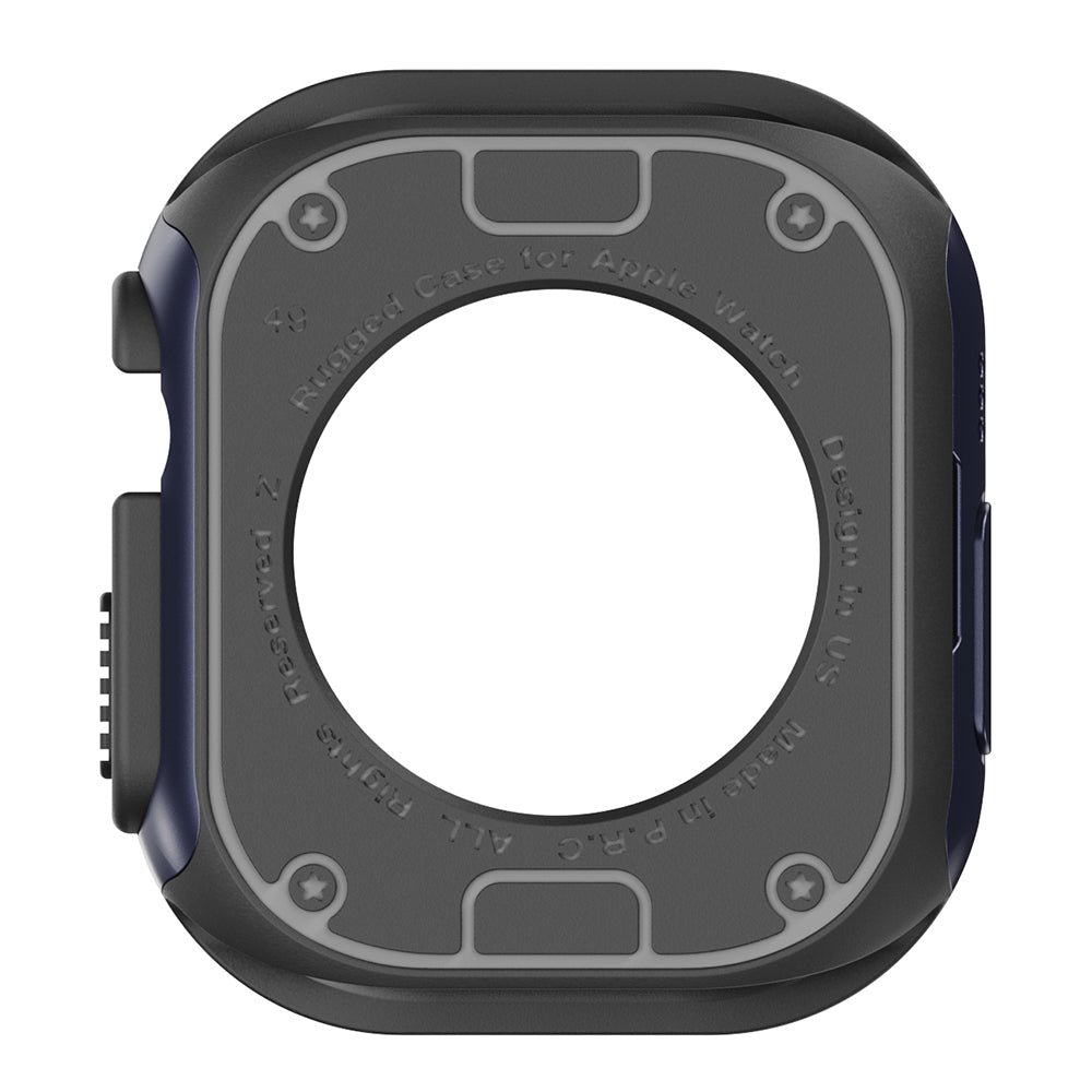 For Apple Watch Ultra 2 49mm / Ultra 49mm TPU+PC Watch Case Shockproof Protective Watch Frame Cover