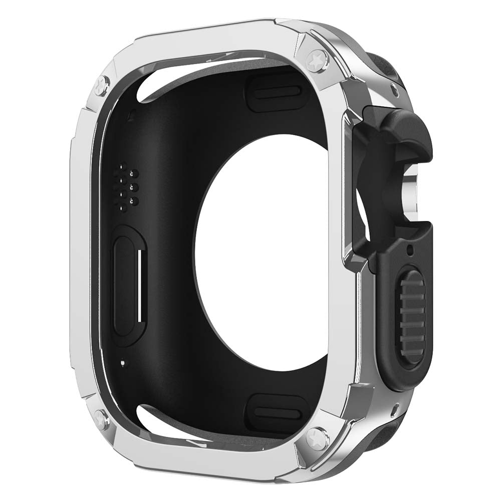 For Apple Watch Ultra 2 49mm / Ultra 49mm TPU+PC Watch Case Shockproof Protective Watch Frame Cover