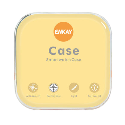 ENKAY HAT PRINCE for Huawei Band 8 TPU Watch Case Full Protection Clear Cover with Screen Protector