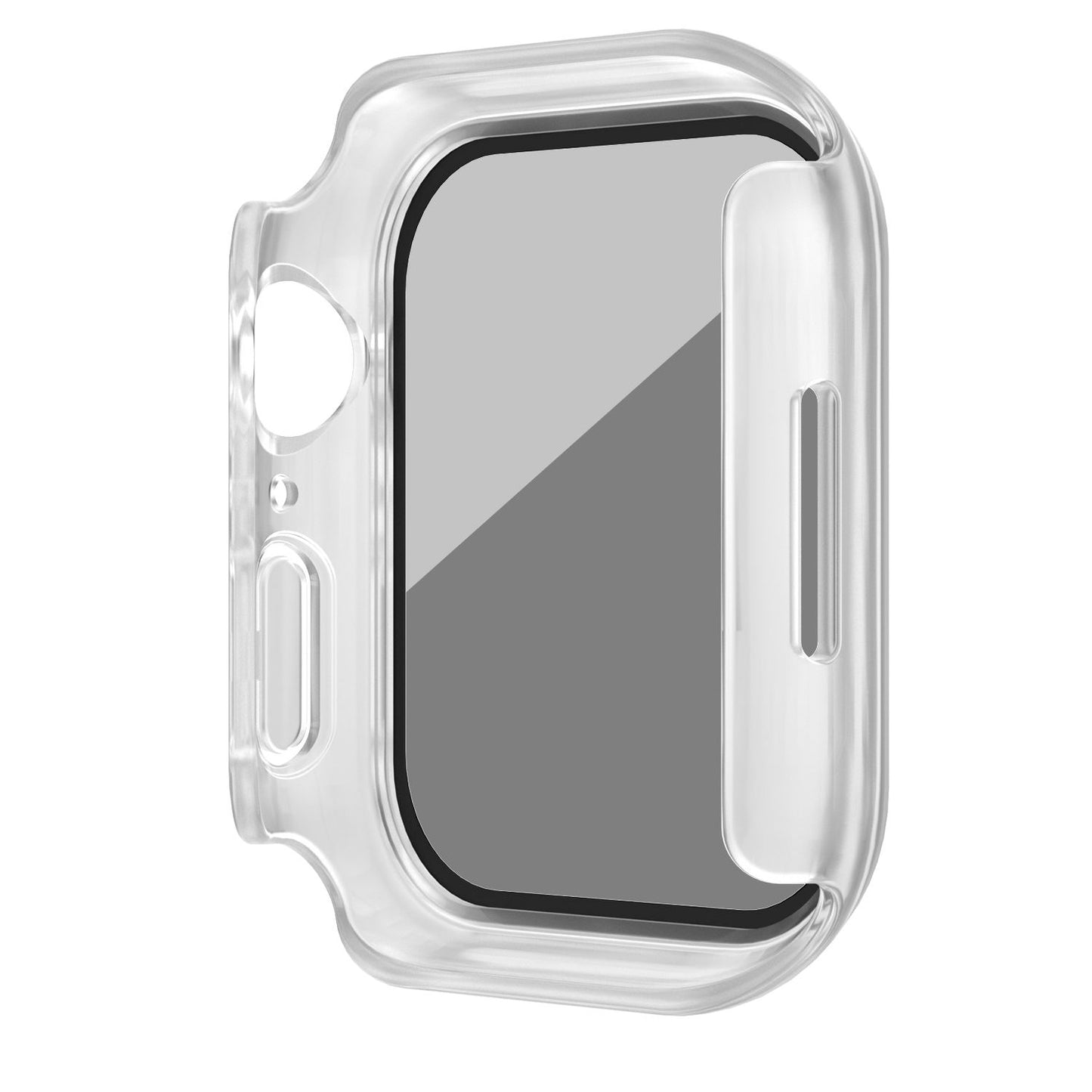 For Apple Watch Series 6 / 5 / 4 / SE / SE (2022) 40mm Matte PC Watch Case with Anti-spy Tempered Glass Film