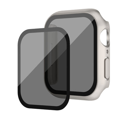 PC Watch Case for Apple Watch Ultra 2 49mm / Ultra 49mm , Matte Anti-drop Cover with Anti-spy Tempered Glass Film