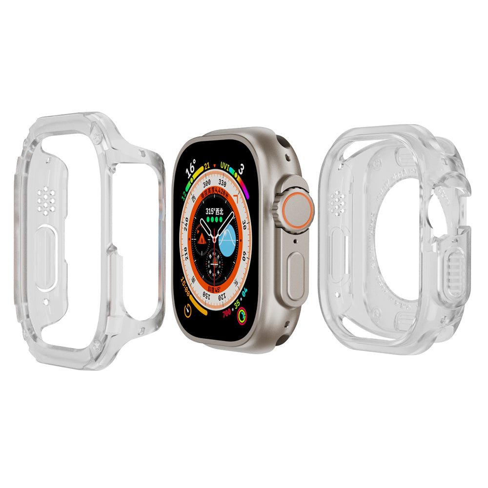 Watch Case for Apple Watch Series 9 / 8 7 41mm / 6 5 4 SE (2022) SE 40mm TPU+PC Shockproof Frame Cover