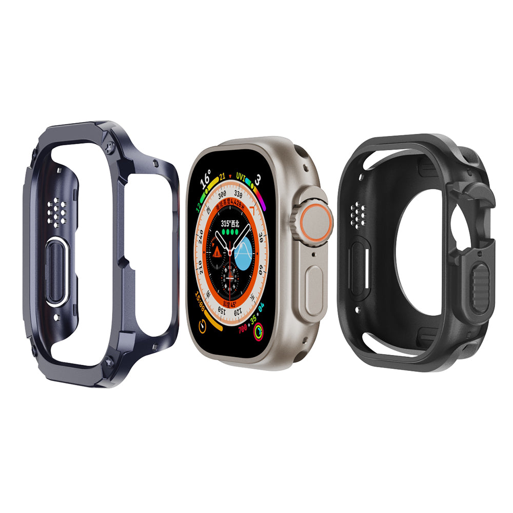 Watch Case for Apple Watch Series 9 / 8 7 41mm / 6 5 4 SE (2022) SE 40mm TPU+PC Shockproof Frame Cover