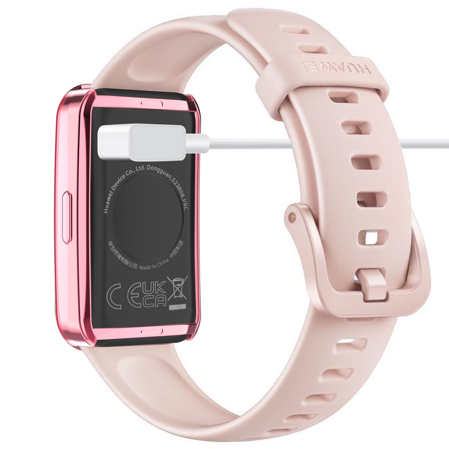 For Huawei Band 8 Electroplated TPU Watch Case Full Coverage Anti-drop Cover