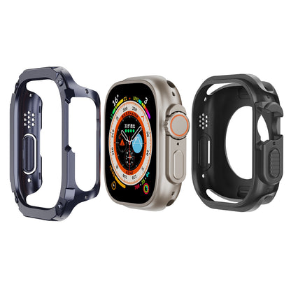 For Apple Watch Ultra 2 49mm / Ultra 49mm Watch Case PC+TPU Anti-Scratch Protective Cover