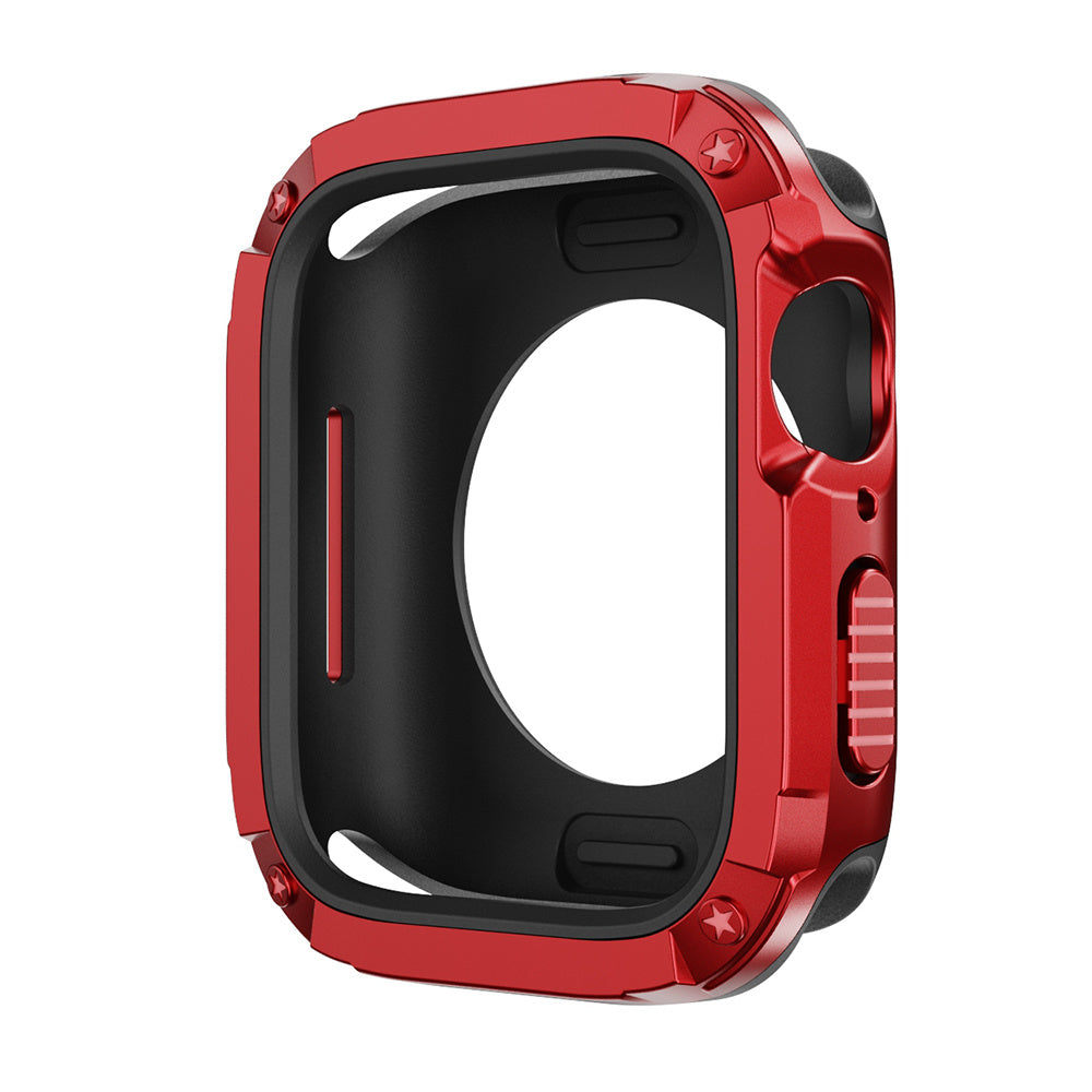 For Apple Watch Series 6 5 4 SE SE (2022) 44mm / 9 / 8 / 7 45mm Watch Case TPU+PC Anti-drop Cover