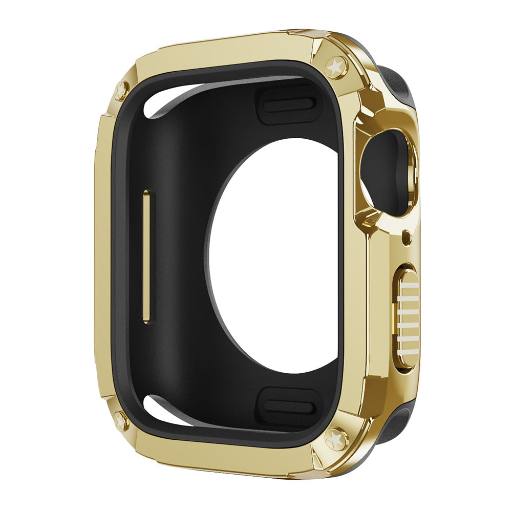 For Apple Watch Series 6 5 4 SE SE (2022) 44mm / 9 / 8 / 7 45mm Watch Case TPU+PC Anti-drop Cover