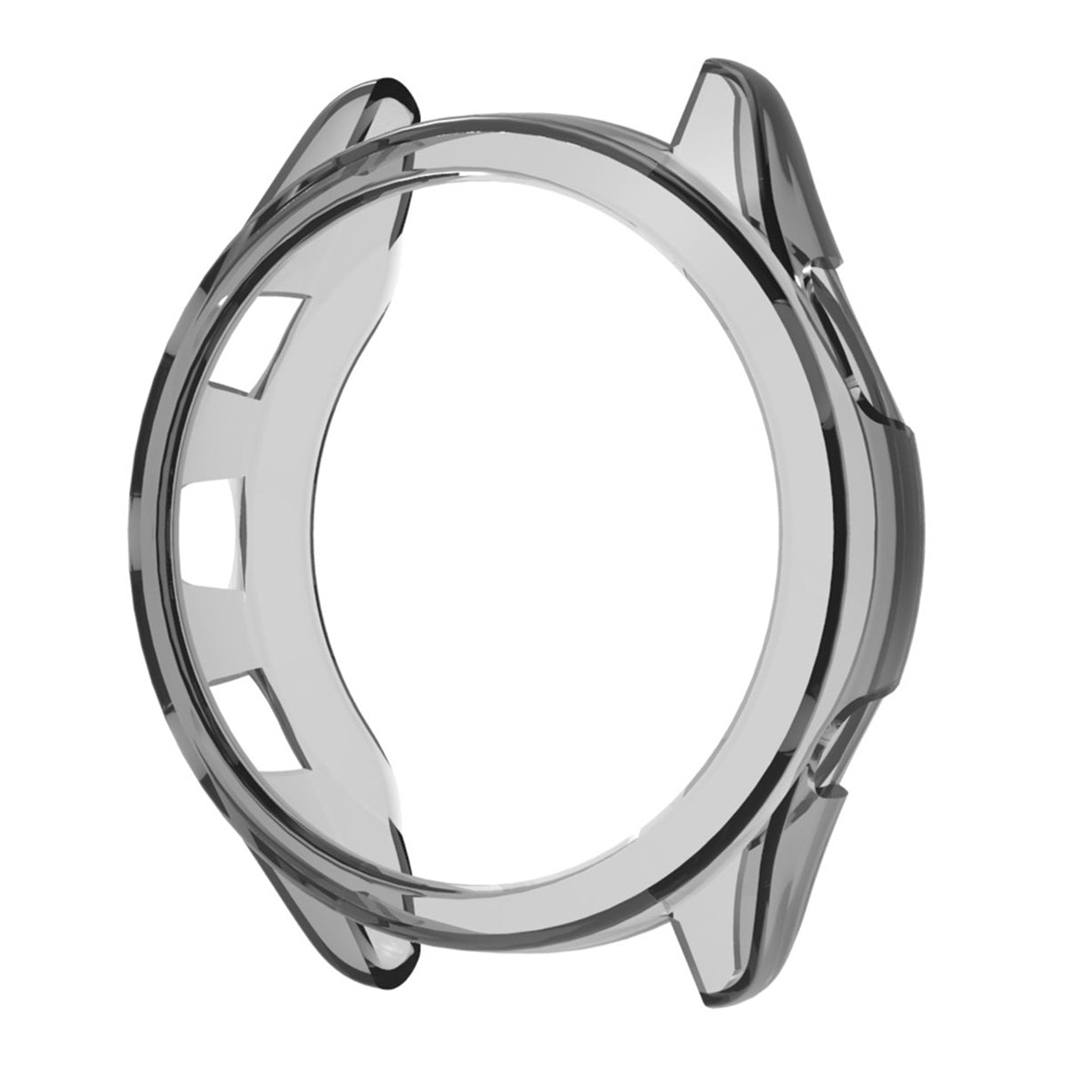 ENKAY HAT PRINCE for Garmin Forerunner 265 Watch Case Anti-drop Transparent TPU Watch Frame Cover