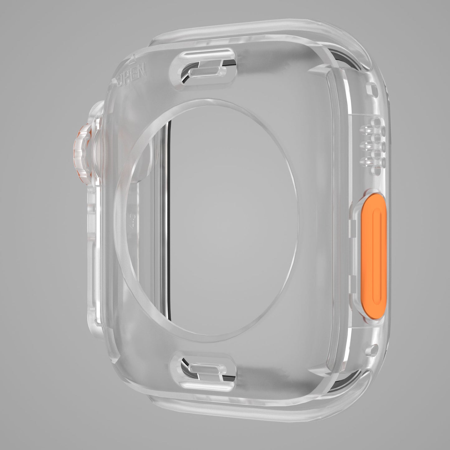 Waterproof Case for Apple Watch Series 6 5 4 SE (2022) SE 44mm , Hard PC Full Protective Cover with Tempered Glass Screen Protector