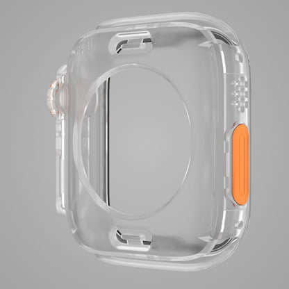 Waterproof Case for Apple Watch Series 6 5 4 SE (2022) SE 44mm , Hard PC Full Protective Cover with Tempered Glass Screen Protector