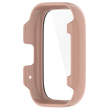 For Xiaomi Redmi Watch 3 Lite / Watch 3 Active Overall PC Case with Tempered Glass Film Ultra-Thin Watch Guard Cover