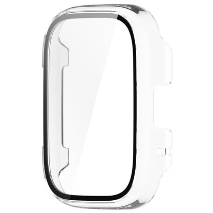 For Xiaomi Redmi Watch 3 Lite / Watch 3 Active Overall PC Case with Tempered Glass Film Ultra-Thin Watch Guard Cover