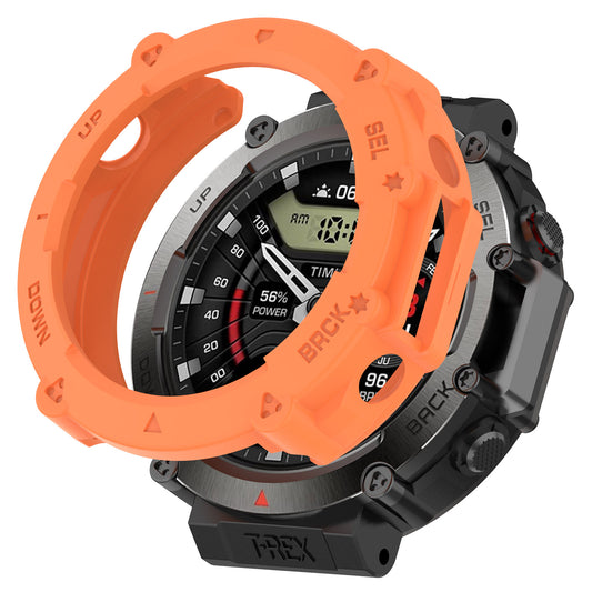 Anti-Scratch Watch Housing Case for Amazfit T-Rex Ultra A2142 TPU Cover Quick Release Hollow Case