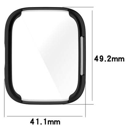 For Xiaomi Redmi Watch 3 Lite / Watch 3 Active TPU Watch Case Anti-fall Electroplated Full Coverage Cover