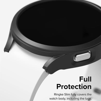 For Samsung Galaxy Watch6 44mm Hard PC Frame Ultra-Thin Rubberized Watch Case Cover