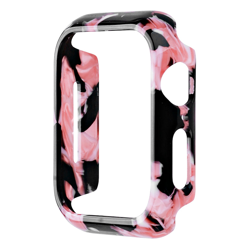 For Apple Watch Series 4 / 5 / 6 / SE / SE (2022) 44mm Quick Release Pattern Watch Case Sports Watch Resin Case Cover