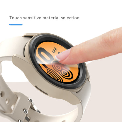 For Samsung Galaxy Watch6 44mm Anti-collision Matte Watch Case PC Hollow Protective Frame