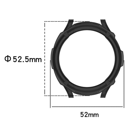 For Samsung Galaxy Watch6 Classic 47mm Soft TPU Watch Case Protective Frame with Bezel Ring