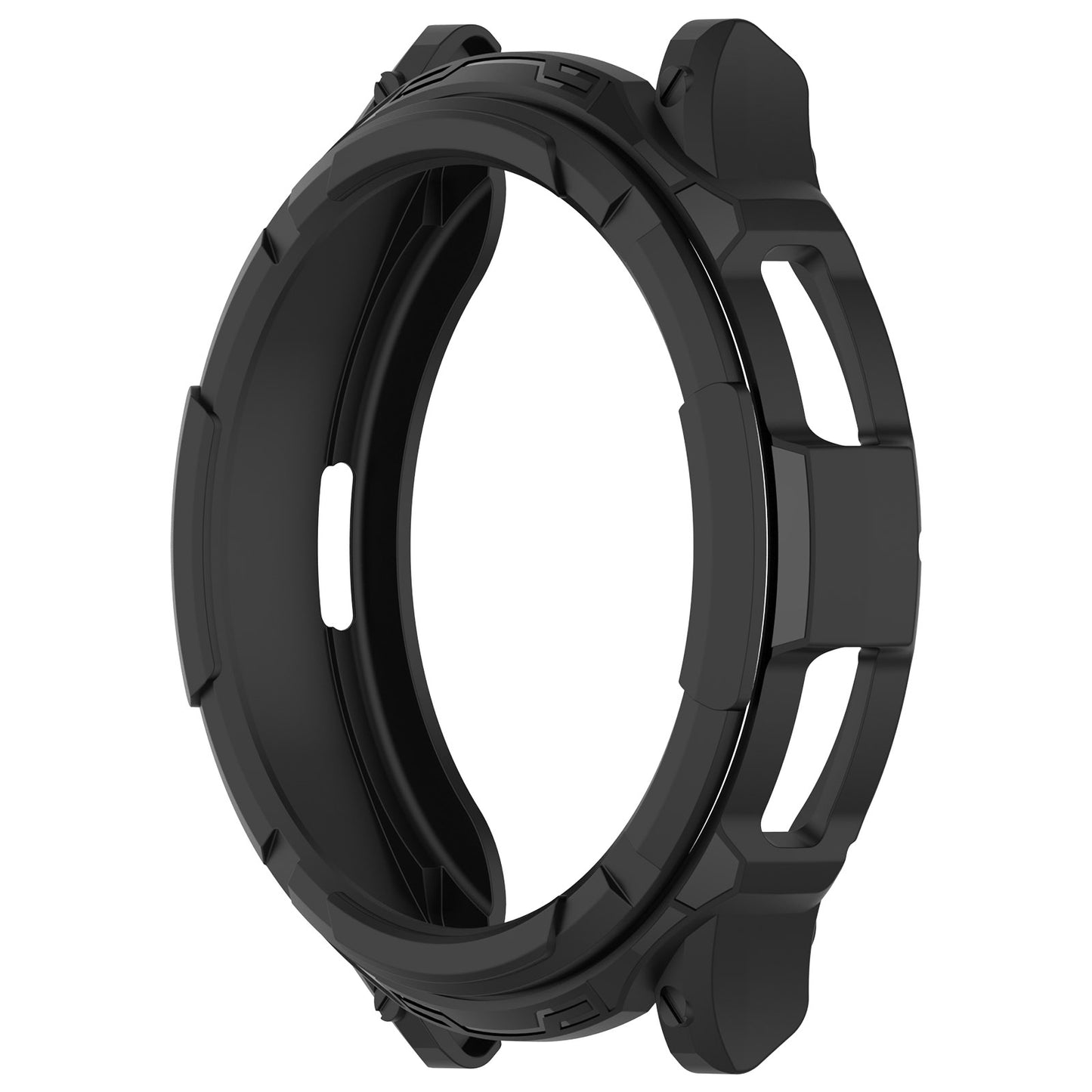 For Samsung Galaxy Watch6 Classic 47mm Soft TPU Watch Case Protective Frame with Bezel Ring