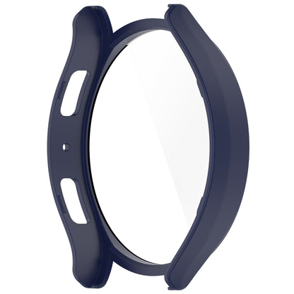 For Samsung Galaxy Watch6 44mm PC Watch Case Protective Frame with Built-in Tempered Glass Film