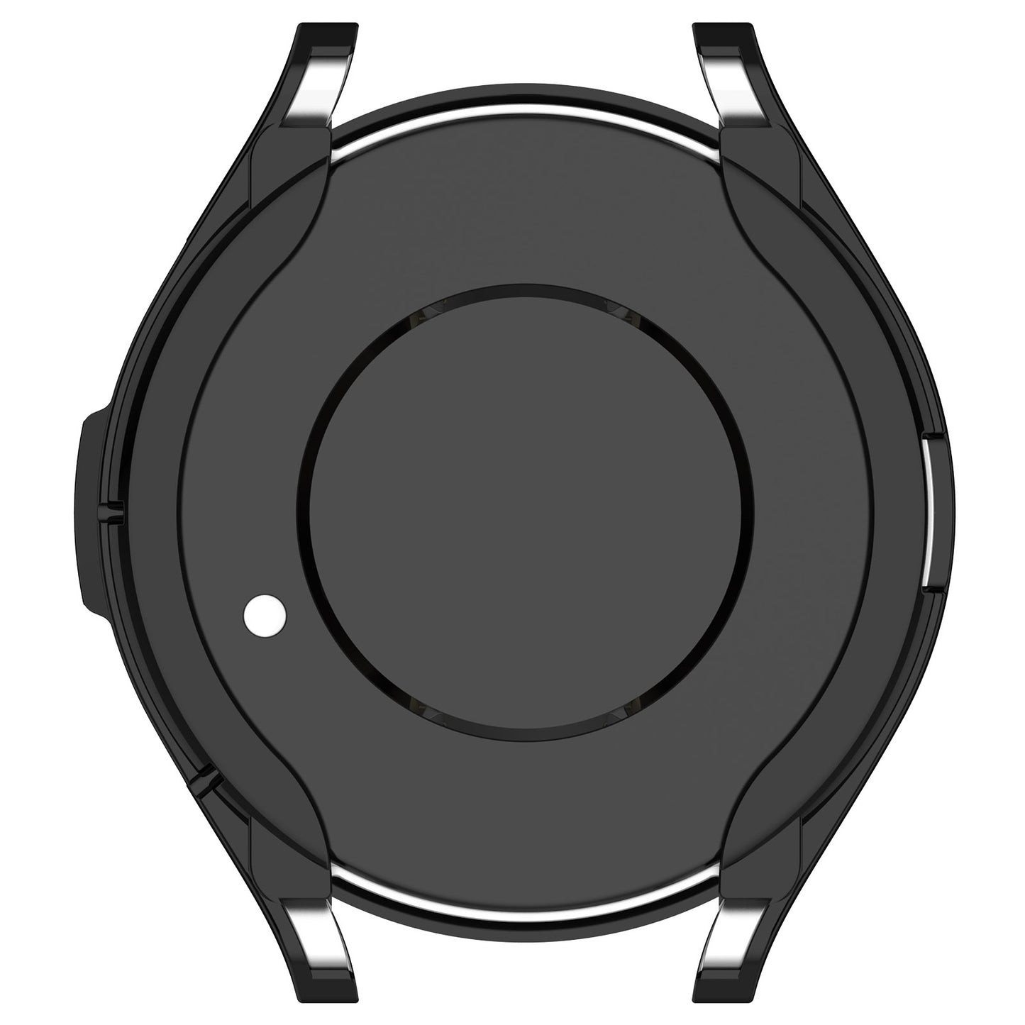 For Samsung Galaxy Watch6 Classic 47mm Electroplating TPU Watch Case Hollow Anti-collision Frame