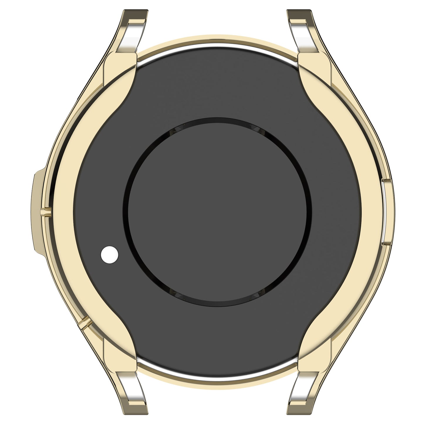 For Samsung Galaxy Watch6 Classic 47mm Electroplating TPU Watch Case Hollow Anti-collision Frame