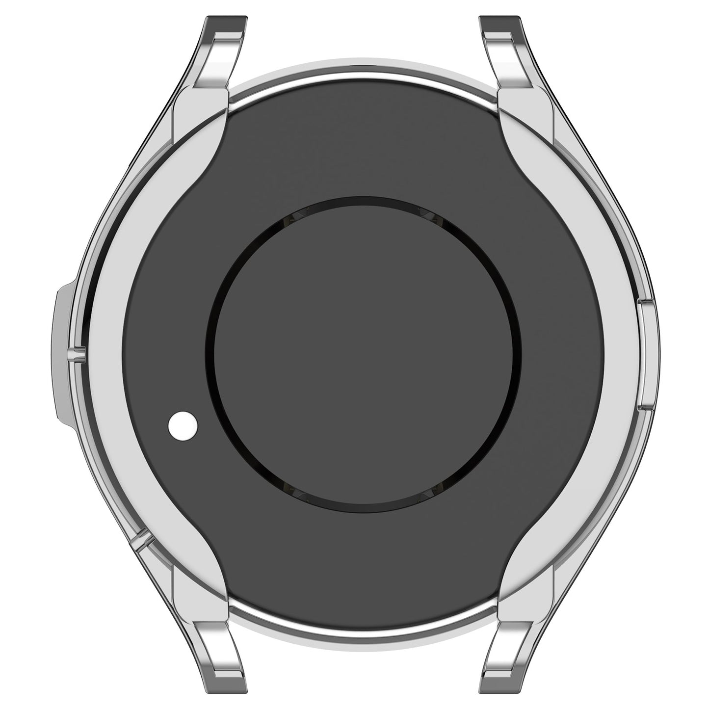 For Samsung Galaxy Watch6 Classic 47mm Electroplating TPU Watch Case Hollow Anti-collision Frame