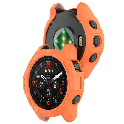 For Garmin Fenix 7 Pro / Fenix 7 / Epix Pro 47mm Anti-collision TPU Watch Case Hollow Protective Frame