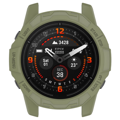 For Garmin Fenix 7 Pro / Fenix 7 / Epix Pro 47mm Anti-collision TPU Watch Case Hollow Protective Frame