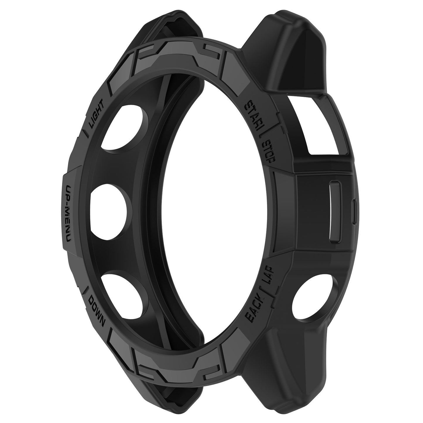 For Garmin Fenix 7 Pro / Fenix 7 / Epix Pro 47mm Anti-collision TPU Watch Case Hollow Protective Frame