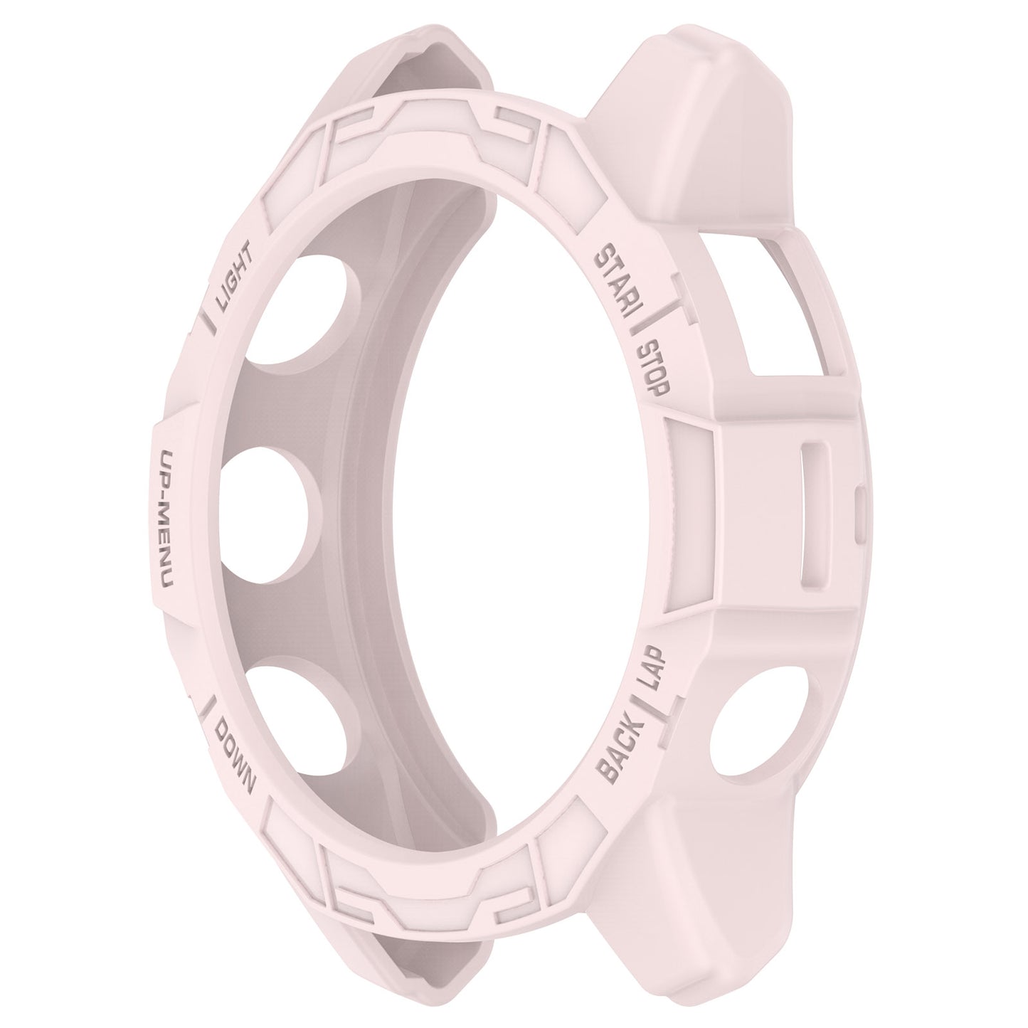 For Garmin Fenix 7 Pro / Fenix 7 / Epix Pro 47mm Anti-collision TPU Watch Case Hollow Protective Frame